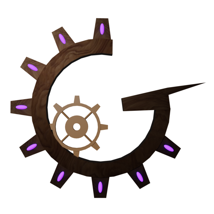 3D Logo for NFT Project - "The Guild" logo was conceived by combining a mixture of medieval, cyberpunk and industrial concepts